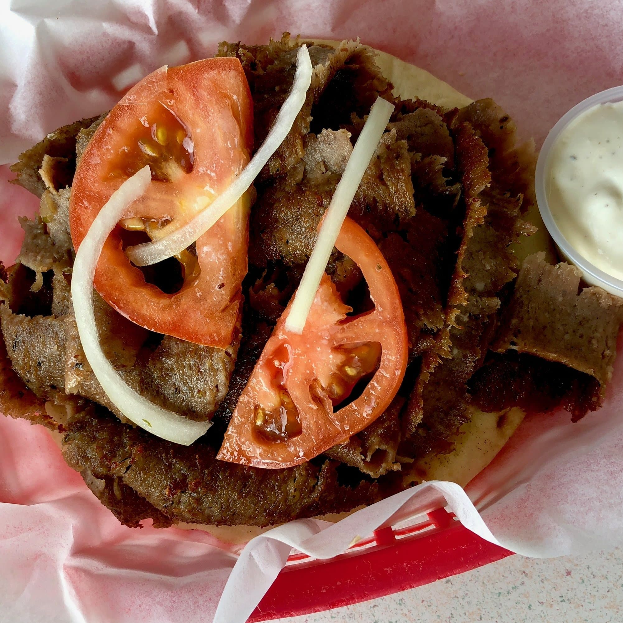 gyro-sandhich gyros sandwich